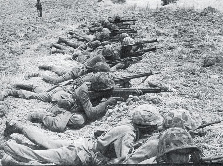 Τούρκοι στρατιώτες στην Κερύνεια. 